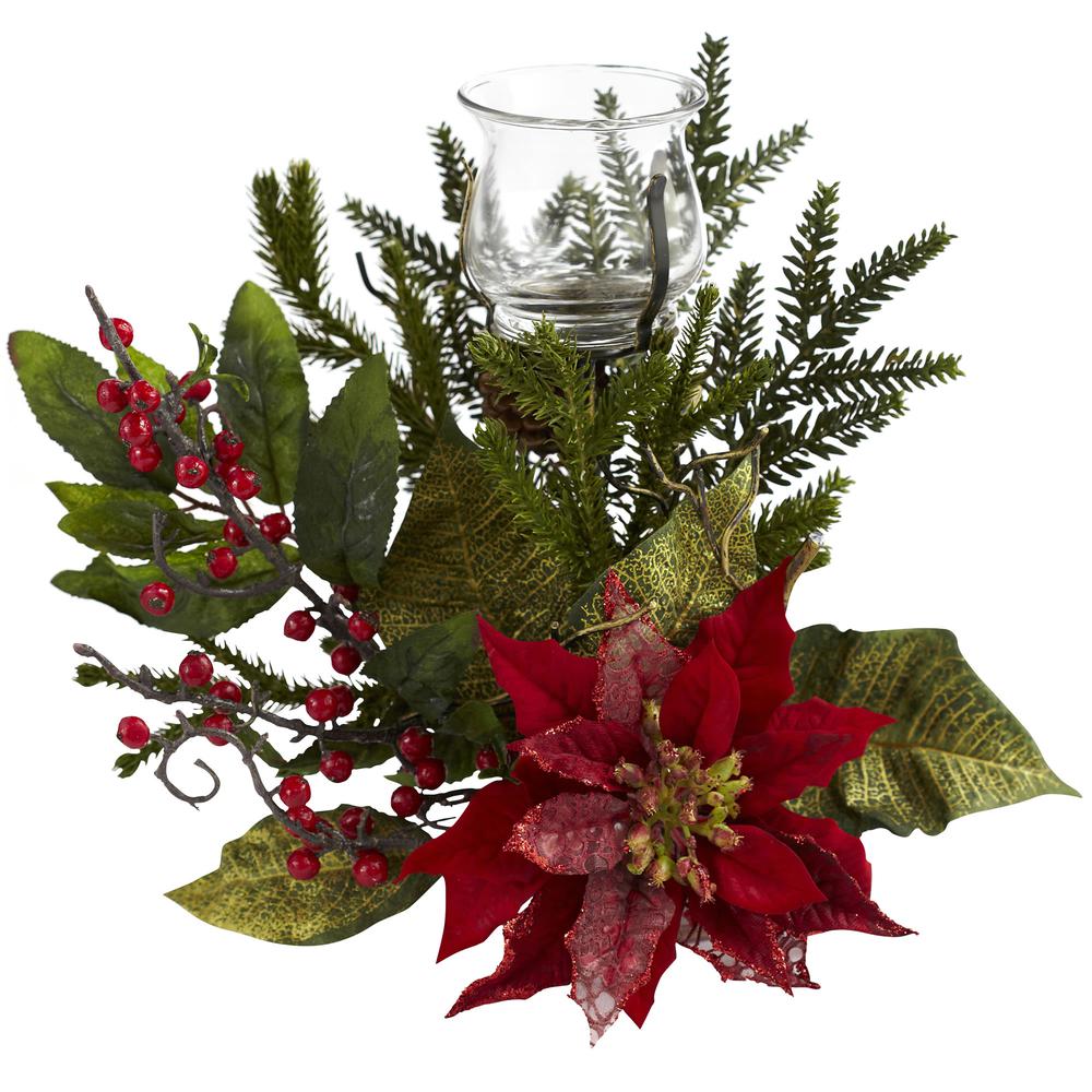 Poinsettia Candelabrum. Picture 1