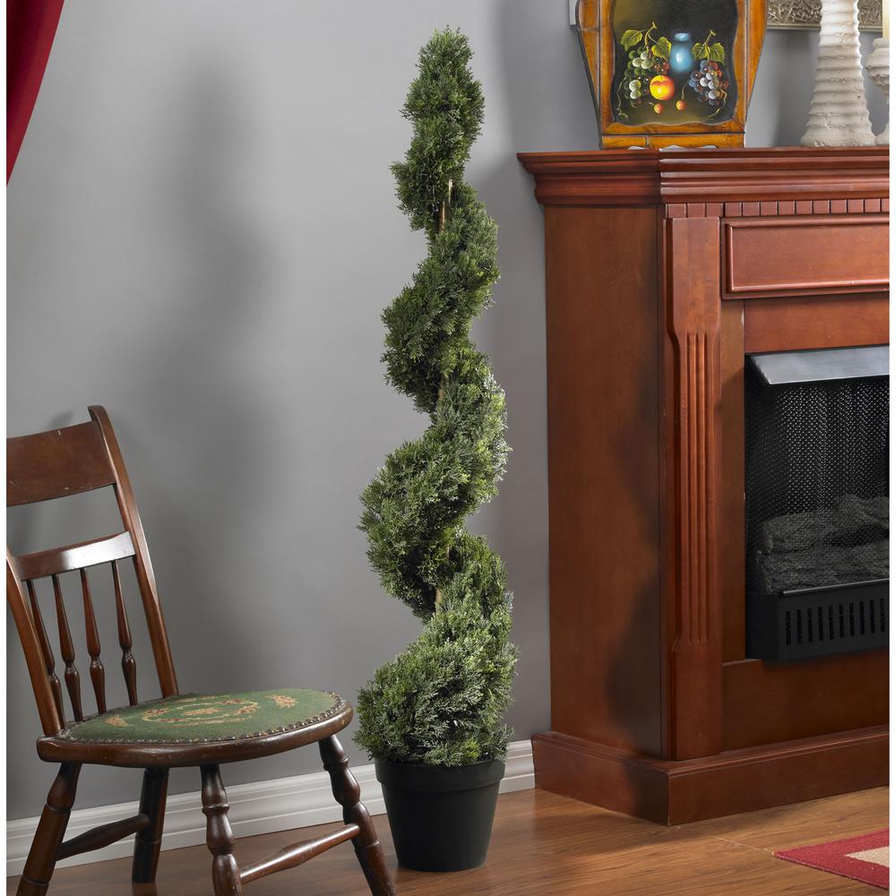 4ft. Cedar Spiral Silk Tree. Picture 2