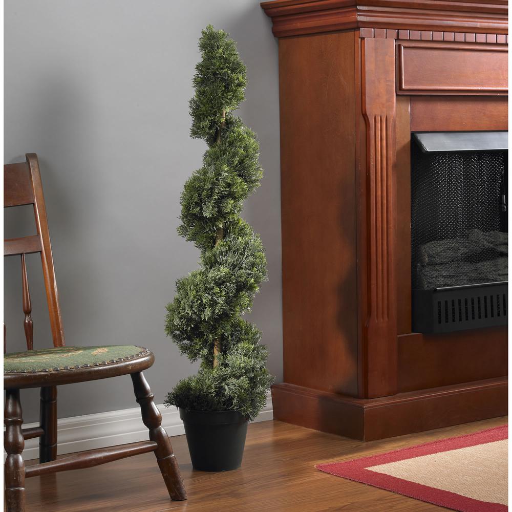 3ft. Cedar Spiral Silk Tree (Indoor/Outdoor). Picture 3