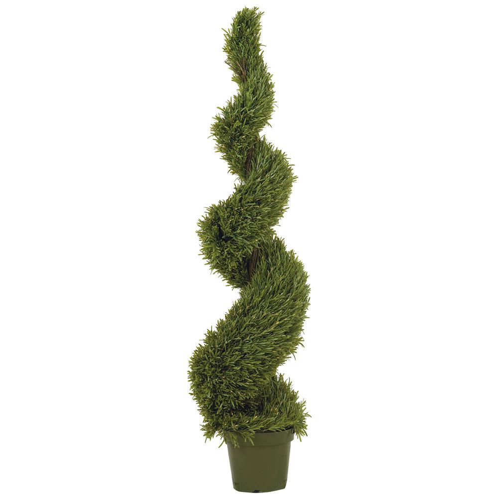 5ft. Rosemary Spiral Silk Tree (Indoor/Outdoor). Picture 1