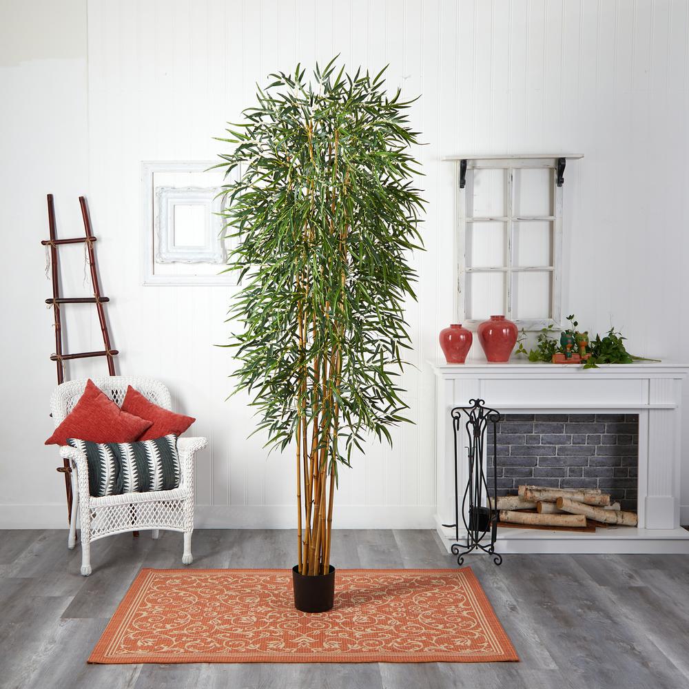 8ft. Fancy Style Bamboo Silk Tree. Picture 3