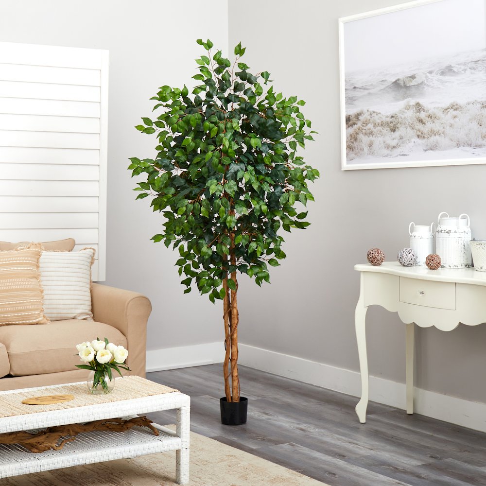 6ft. Artificial Ficus Tree. Picture 5