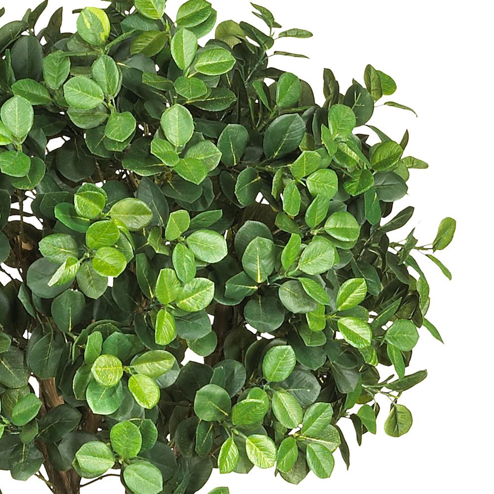 5.5ft. Eucalyptus Double Ball Topiary Silk Tree. Picture 3