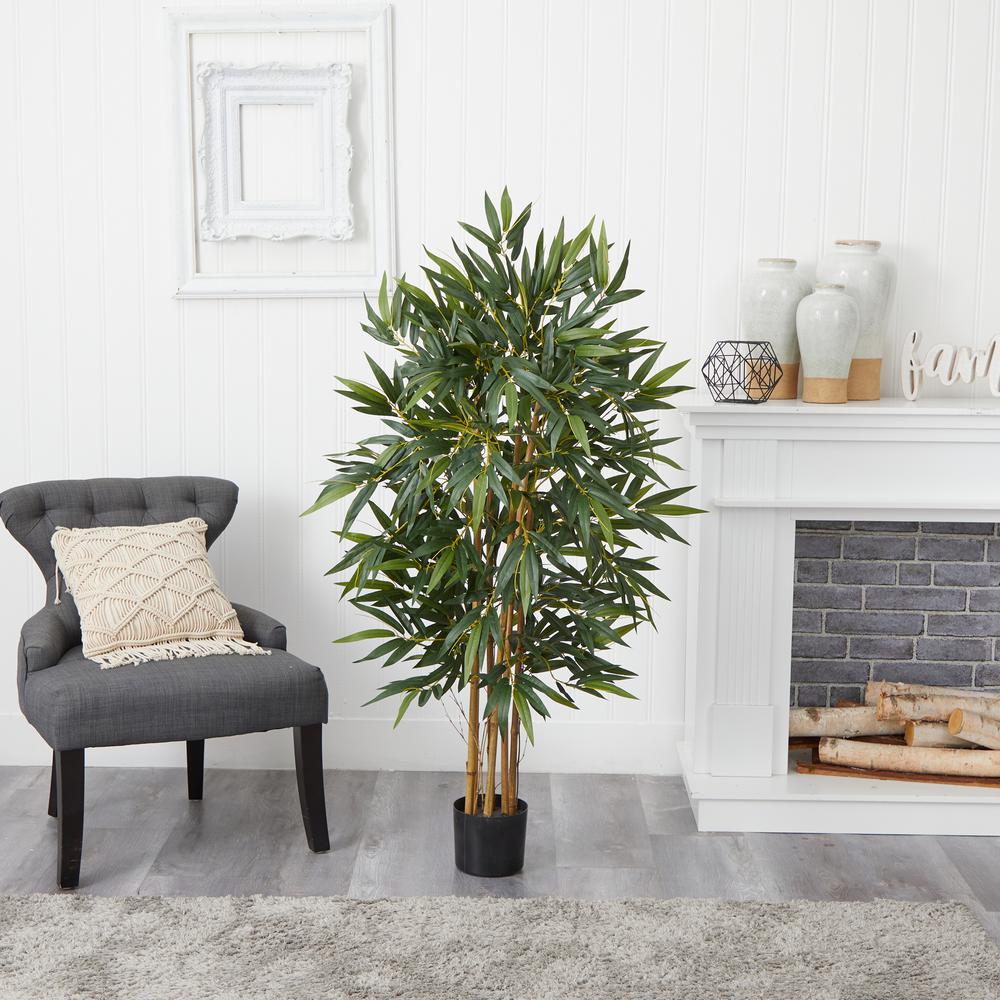 4ft. Biggy Bamboo Silk Tree. Picture 4
