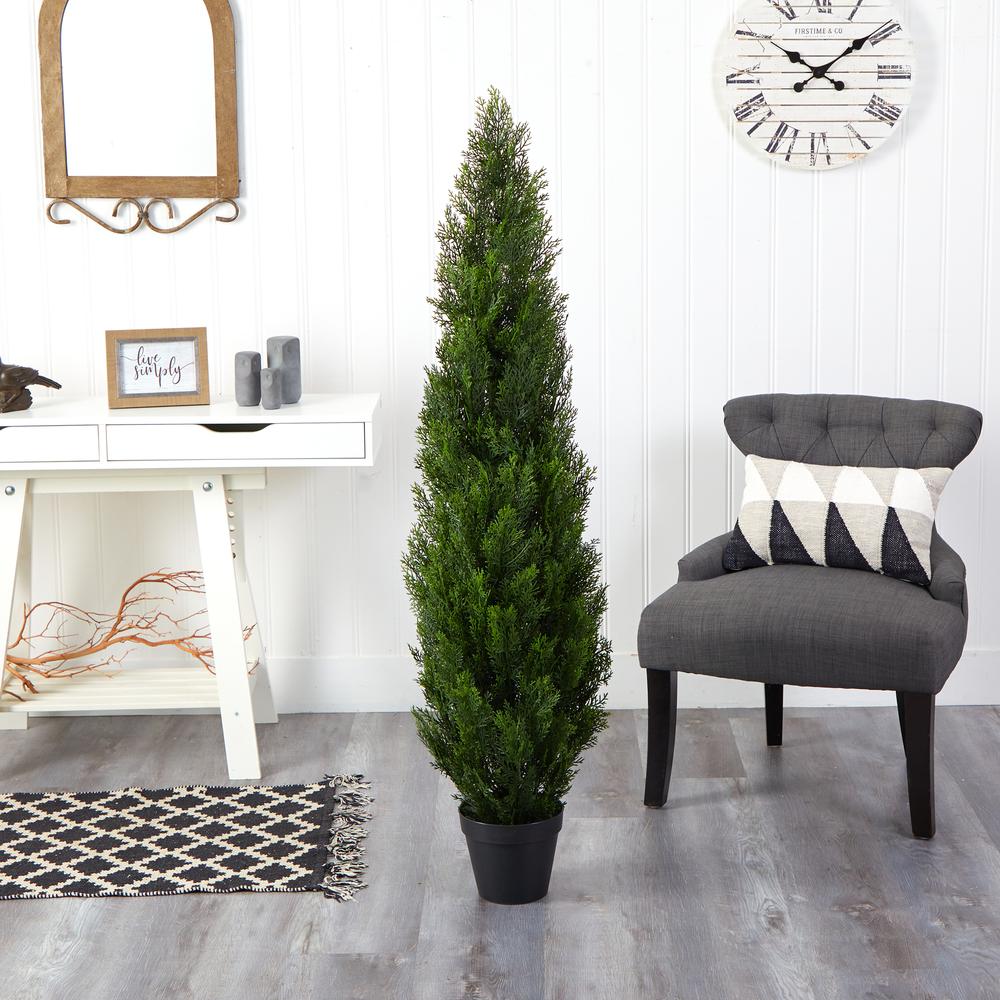 5ft. Mini Cedar Pine Tree (Indoor/Outdoor). Picture 4
