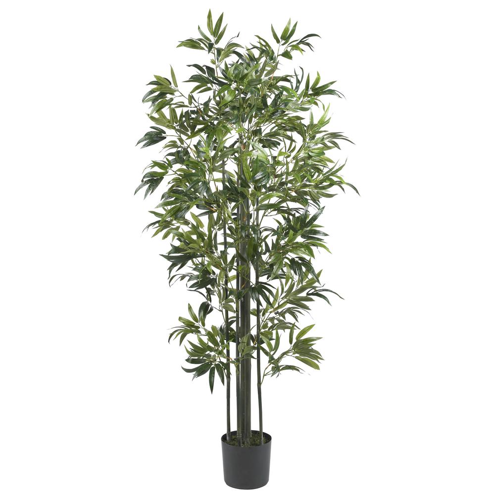 6ft. Bamboo Silk Tree (Green Trunks). Picture 1