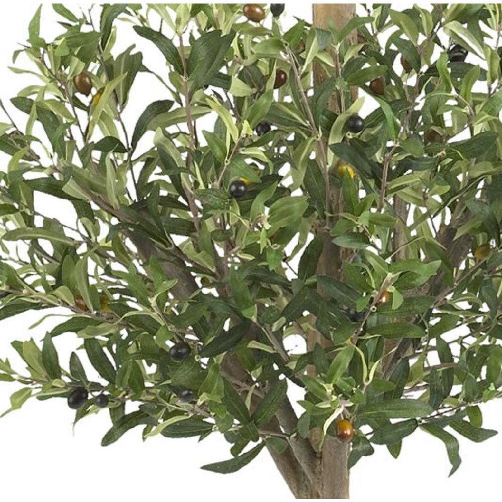 4.5ft. Olive Double Topiary Silk Tree. Picture 4