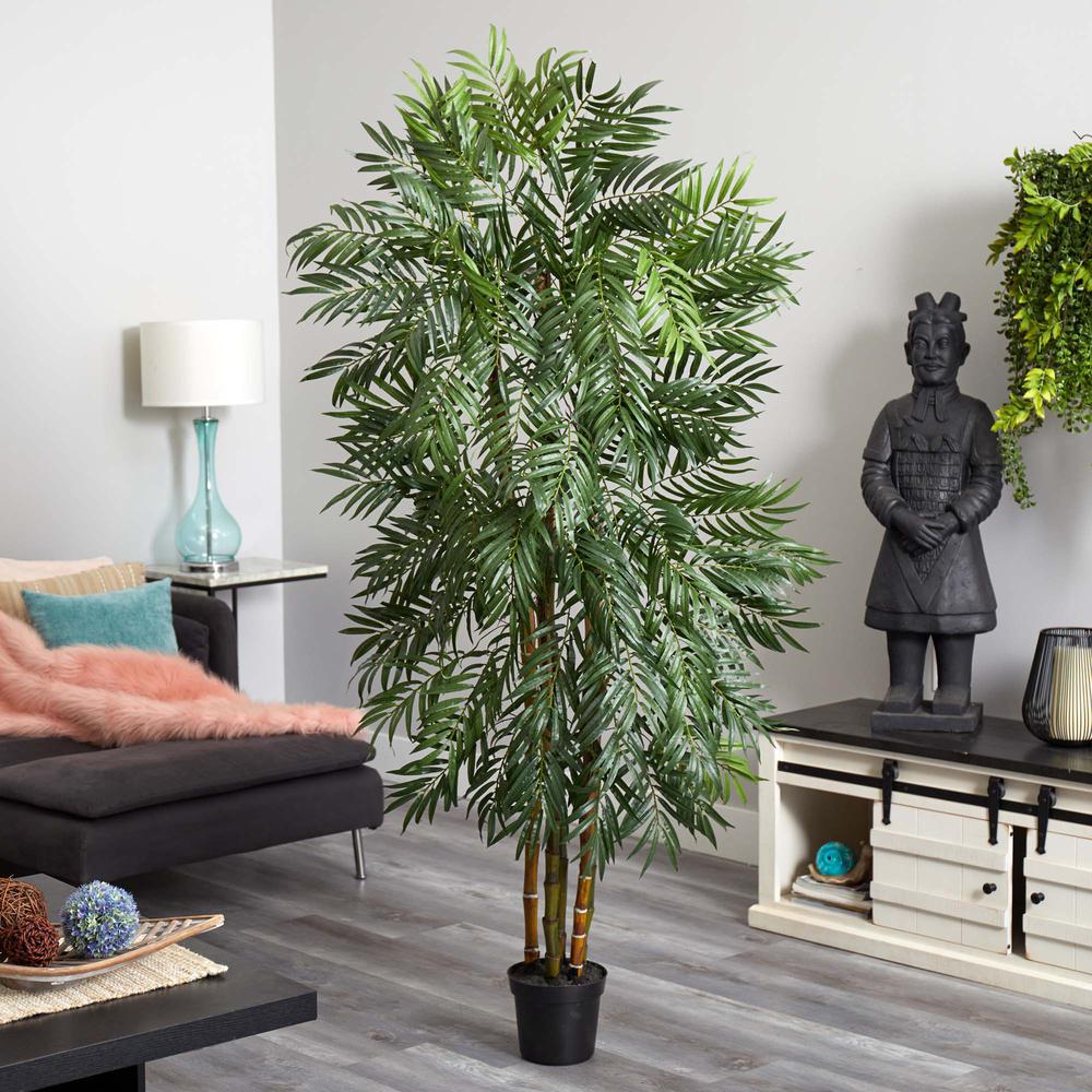 6ft. Bella Palm Silk Tree. Picture 2
