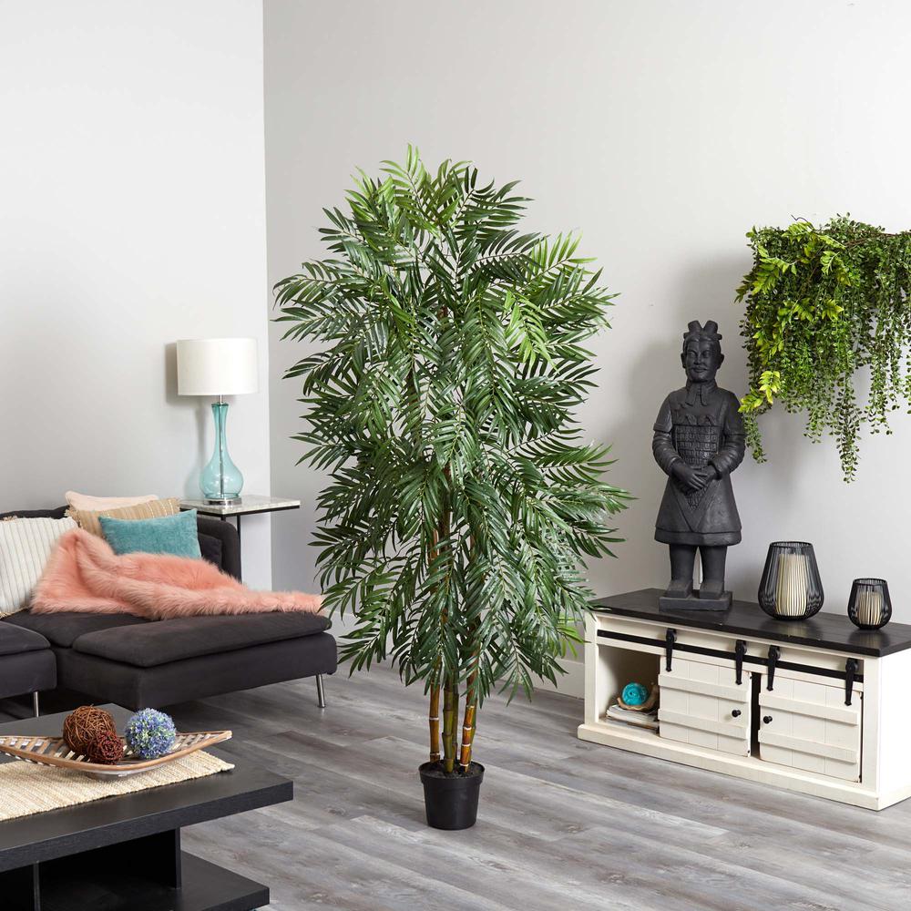 6ft. Bella Palm Silk Tree. Picture 3