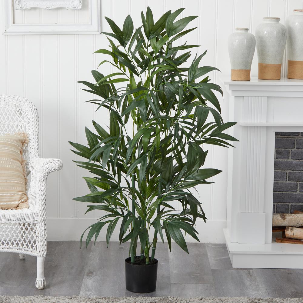 4ft. Bamboo Palm Silk Tree. Picture 2