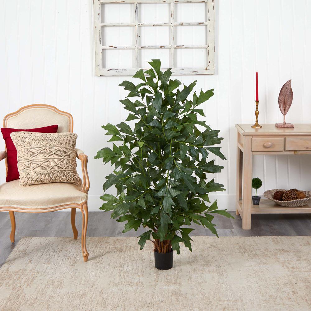 4.5ft. Fishtail Palm Silk Tree. Picture 2