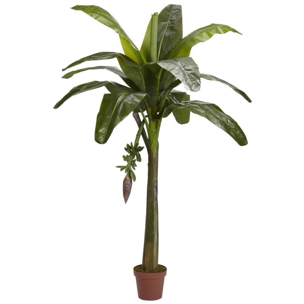 6ft. Banana Silk Tree (Real Touch). Picture 1