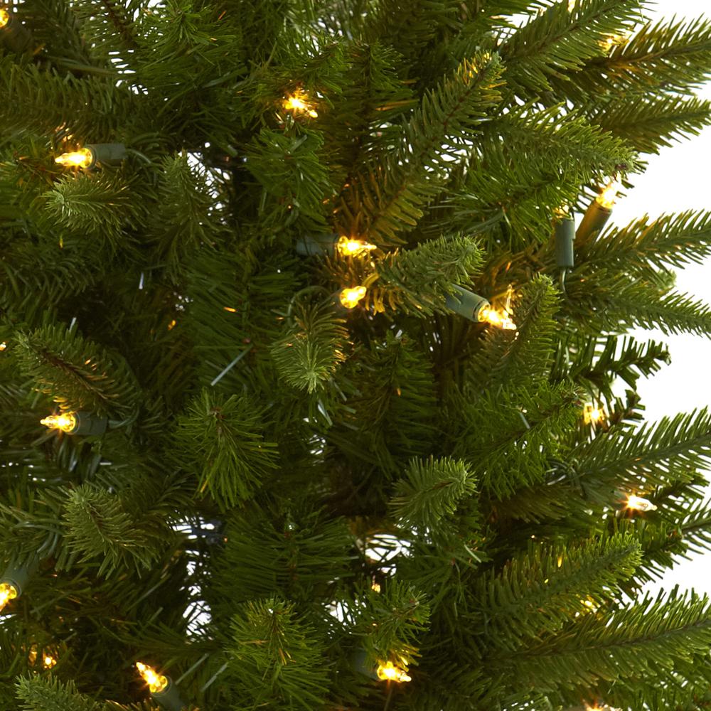 4ft. Christmas Tree with Urn & Clear Lights. Picture 3
