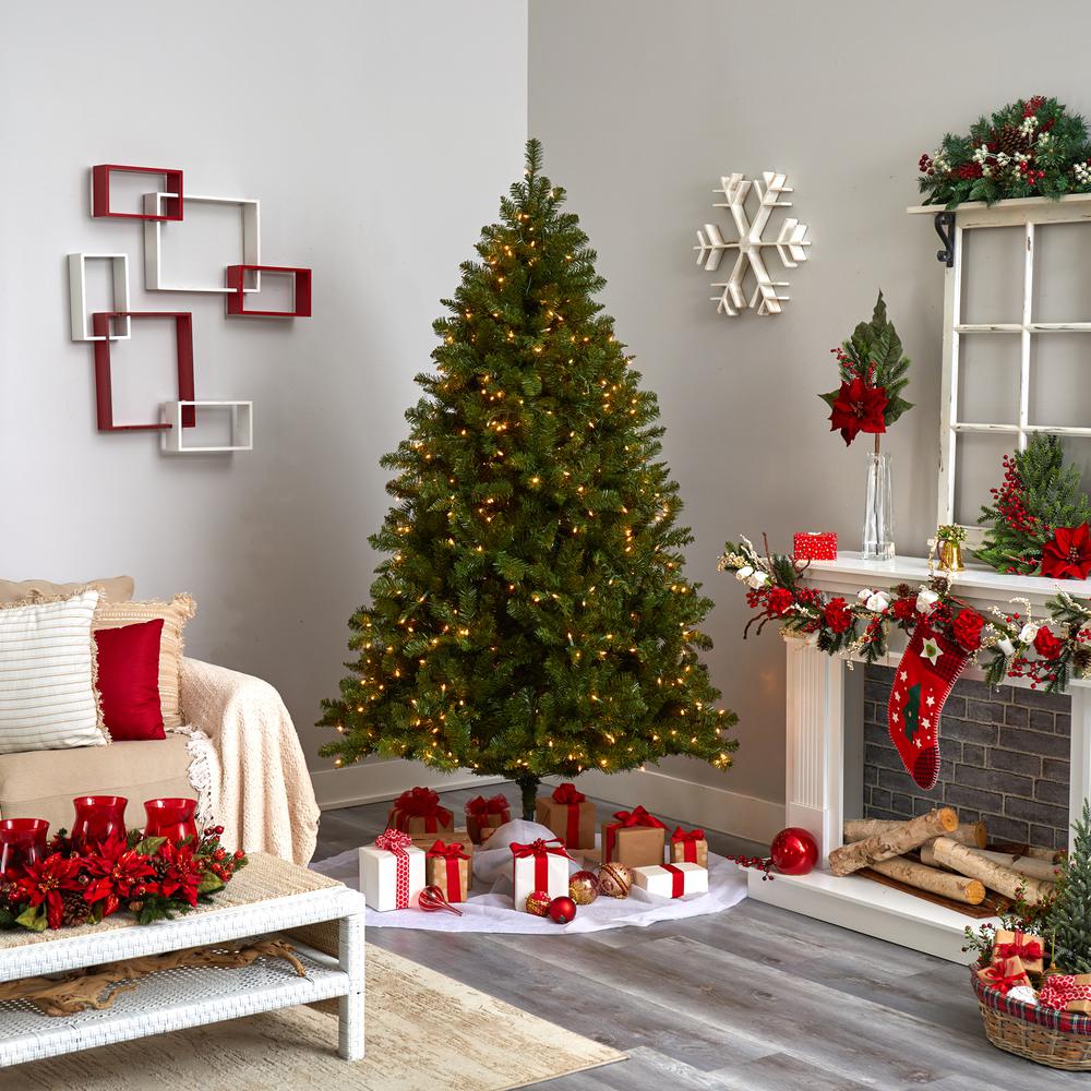 7.5ft. Windermere Christmas Tree with Clear Lights. Picture 5