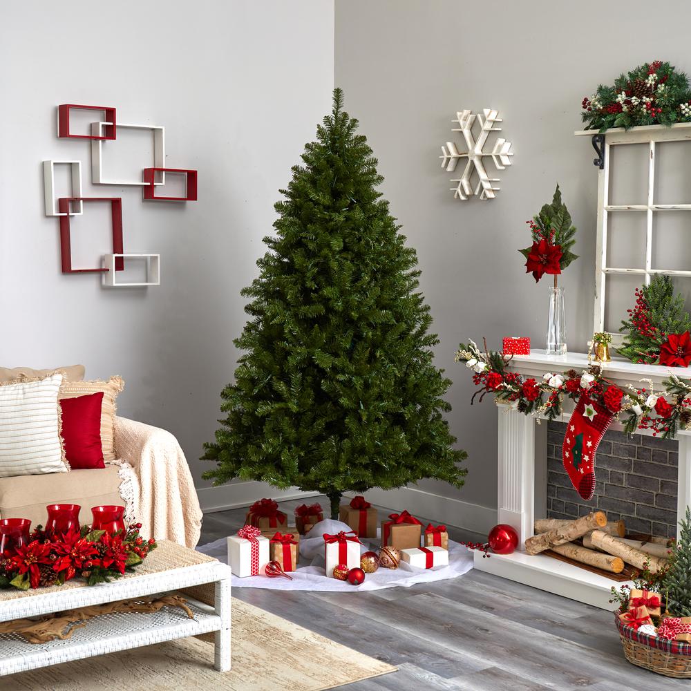 7.5ft. Windermere Christmas Tree with Clear Lights. Picture 6