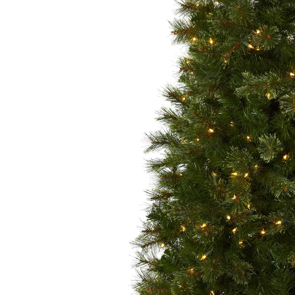 7.5ft. Cashmere Slim Christmas Tree with Clear Lights. Picture 2
