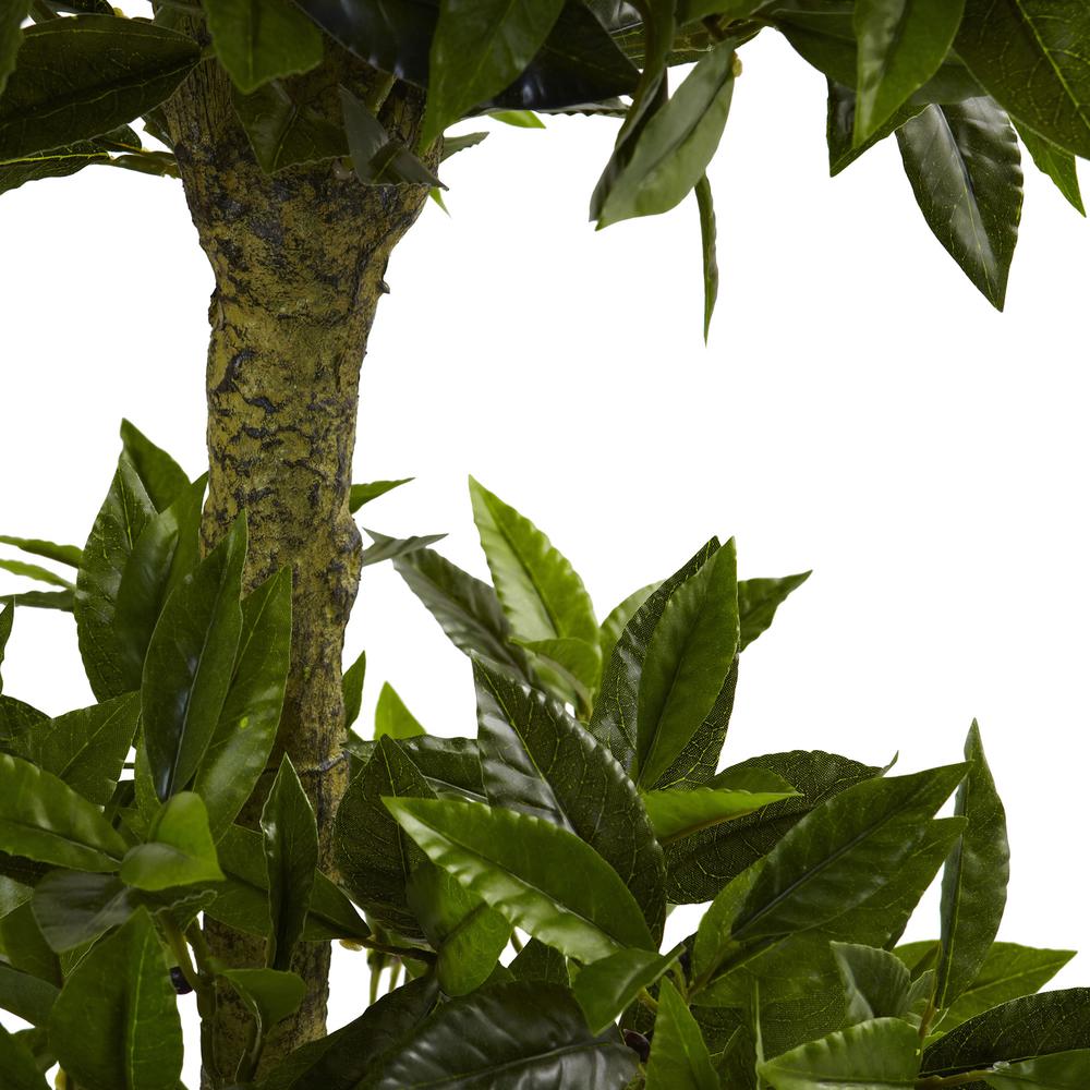 5ft. Triple Bay Leaf Topiary UV Resistant (Indoor/Outdoor). Picture 6