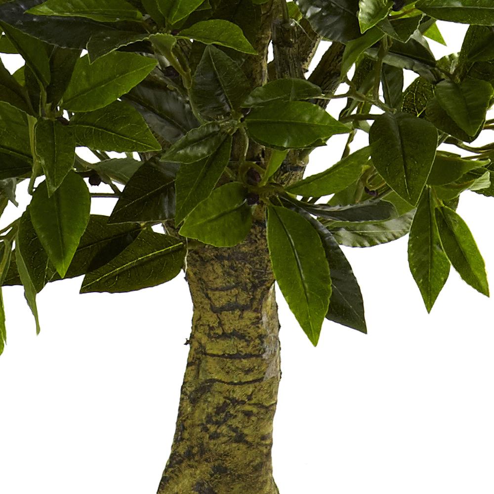 5ft. Triple Bay Leaf Topiary UV Resistant (Indoor/Outdoor). Picture 7