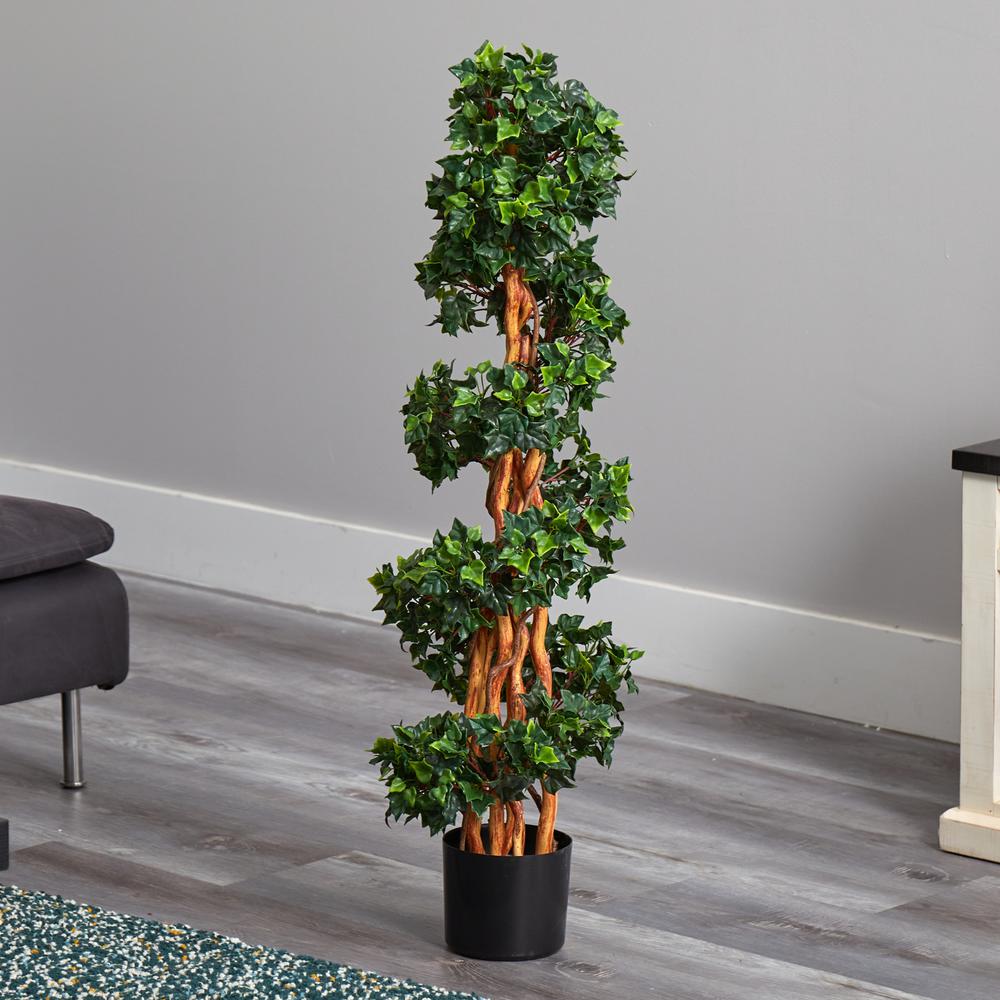 3.5ft. English Ivy Spiral UV Resistant (Indoor/Outdoor). Picture 3