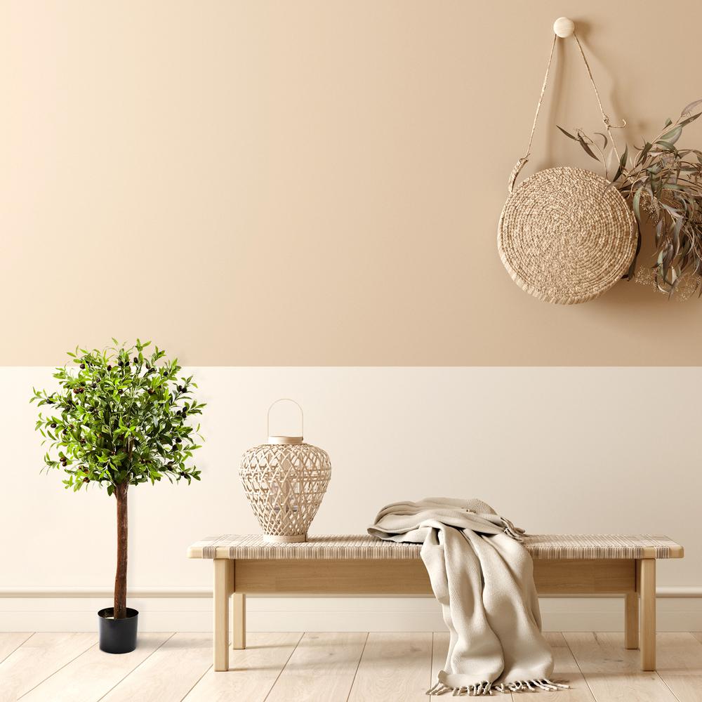 4ft. Olive Topiary Silk Tree. Picture 2