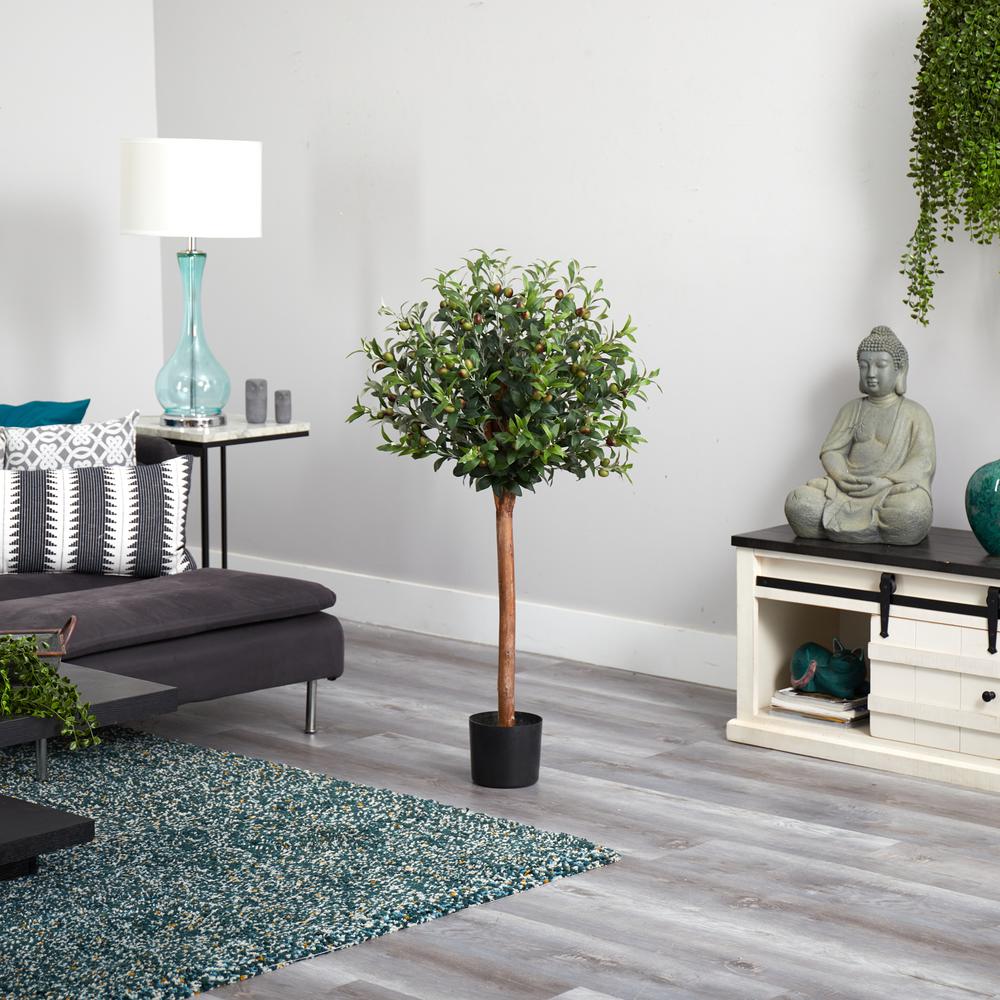 4ft. Olive Topiary Silk Tree. Picture 4