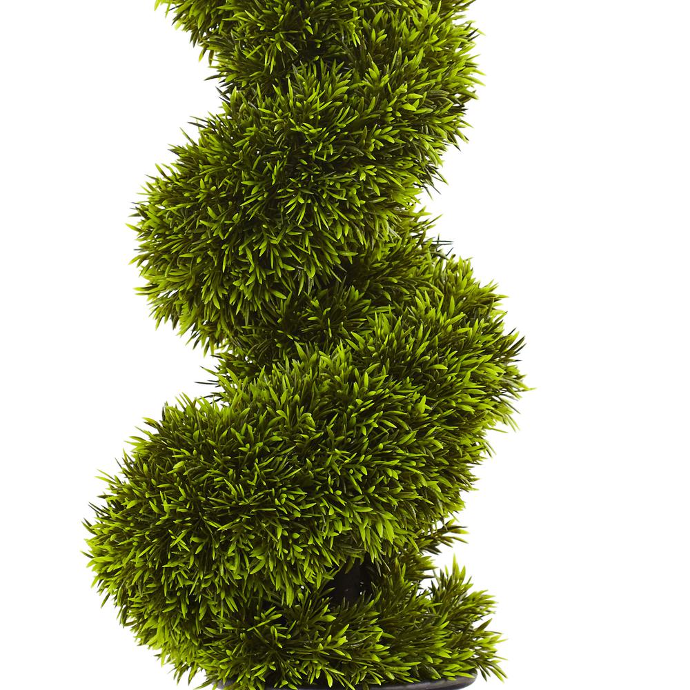 3ft. Grass Spiral Topiary with Deco Planter. Picture 3