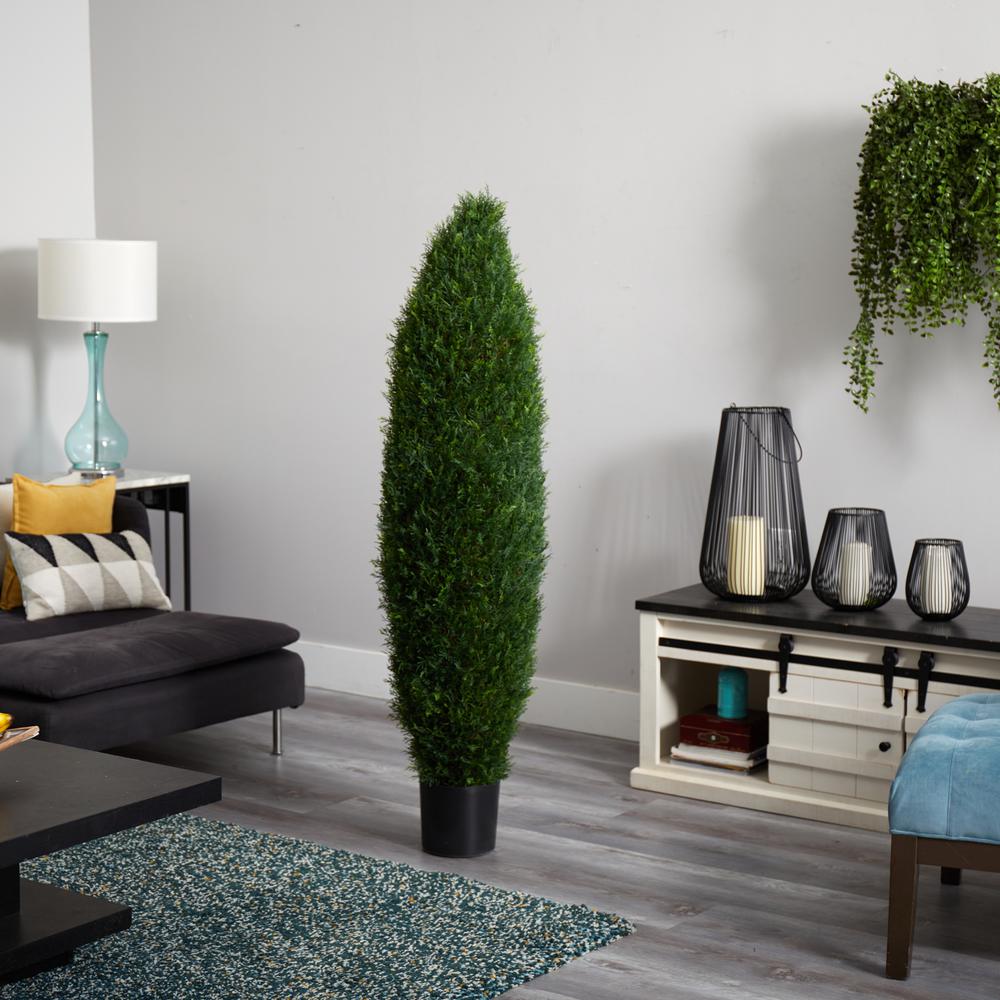 5ft. Cypress Tree UV Resistant (Indoor/Outdoor). Picture 5