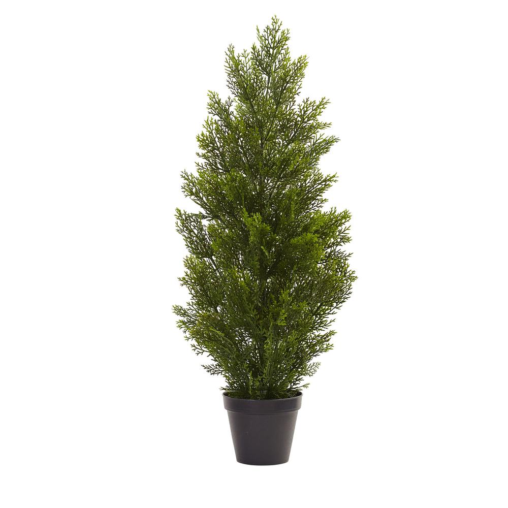 3ft. Mini Artificial Cedar Pine Tree (Indoor/Outdoor). Picture 1