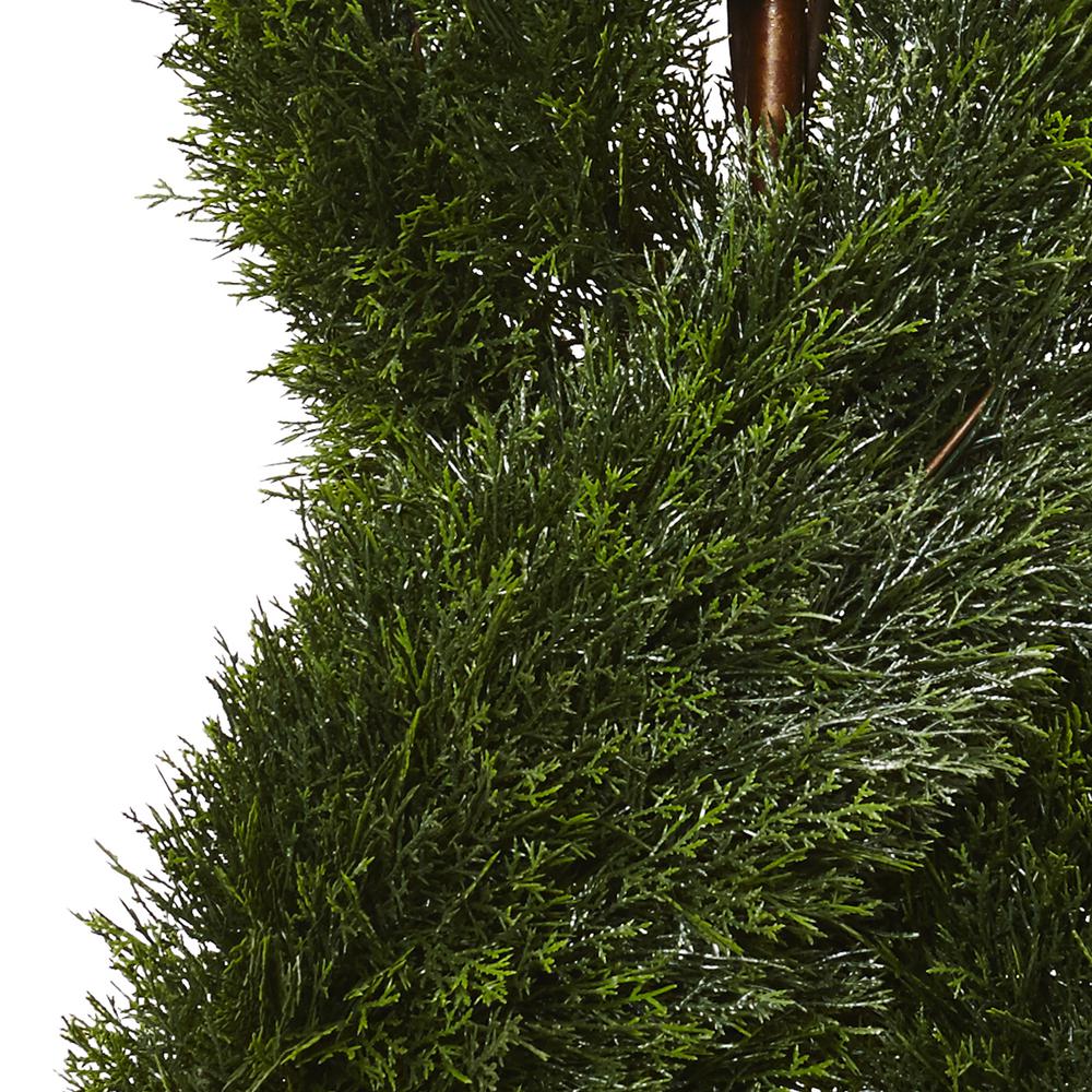 5ft. Pond Cypress Spiral Topiary UV Resistant (Indoor/Outdoor). Picture 4