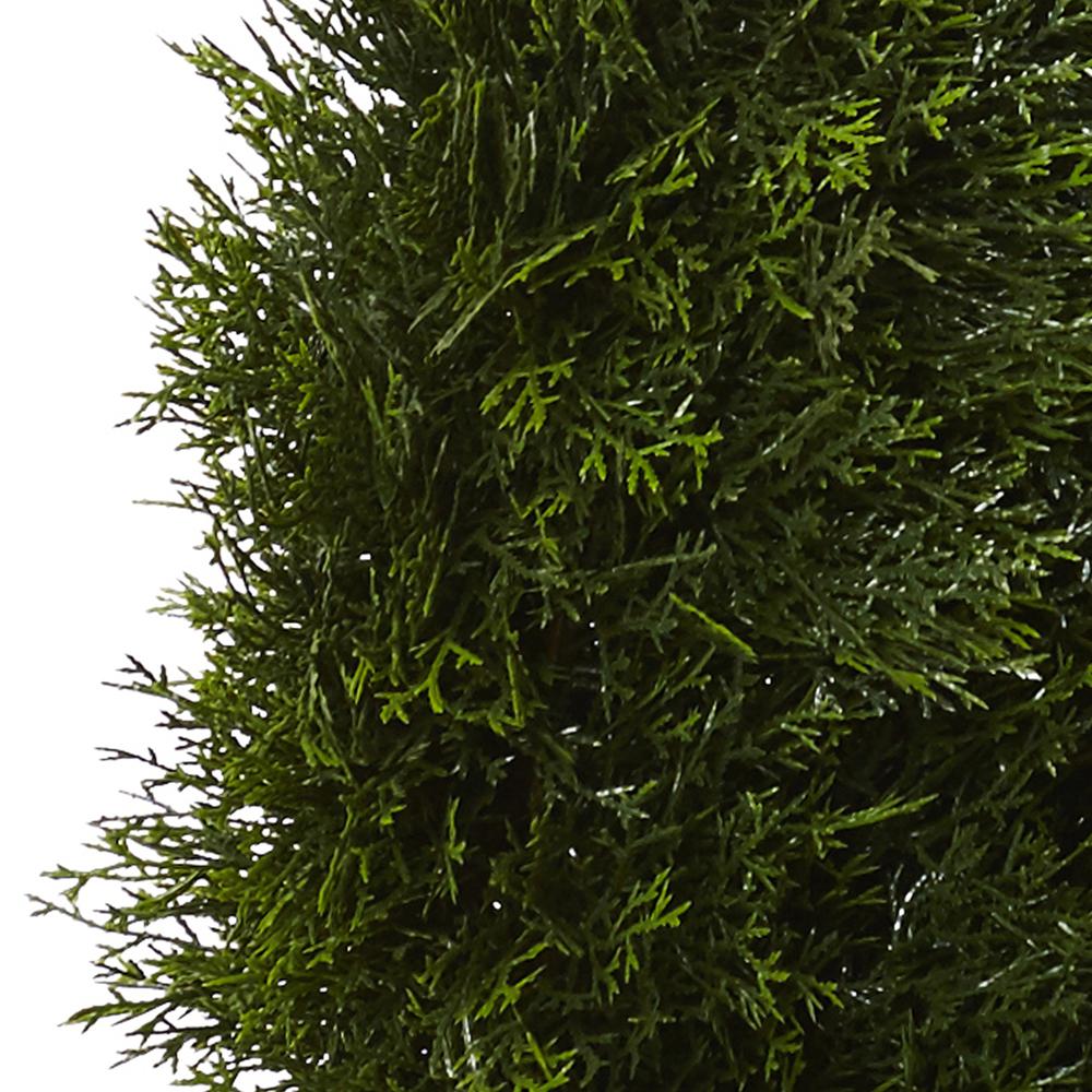 5ft. Pond Cypress Spiral Topiary UV Resistant (Indoor/Outdoor). Picture 2
