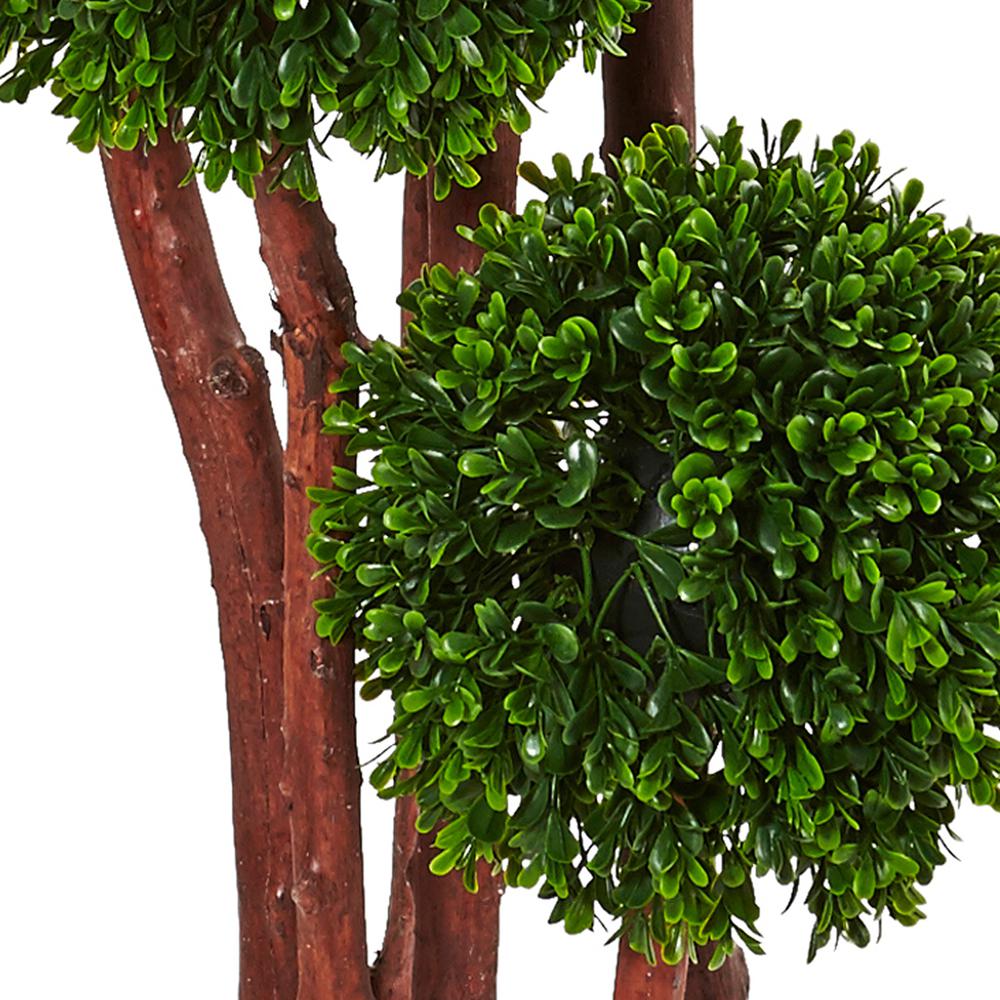 5ft. Boxwood Artificial Tree UV Resistant (Indoor/Outdoor). Picture 2