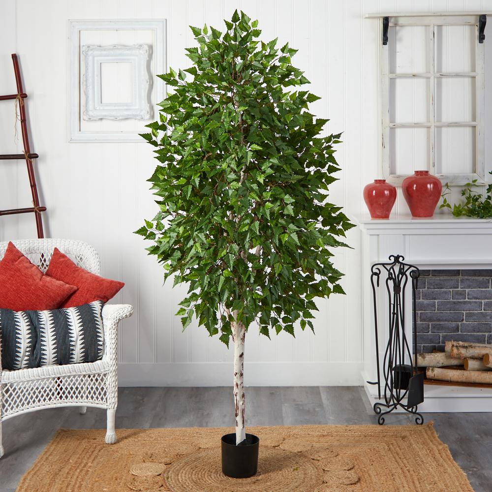 6ft. Birch Artificial Tree. Picture 2