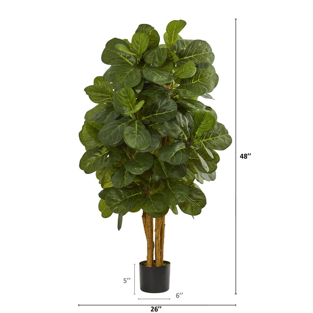 4ft. Fiddle Leaf Fig Artificial Tree. Picture 5