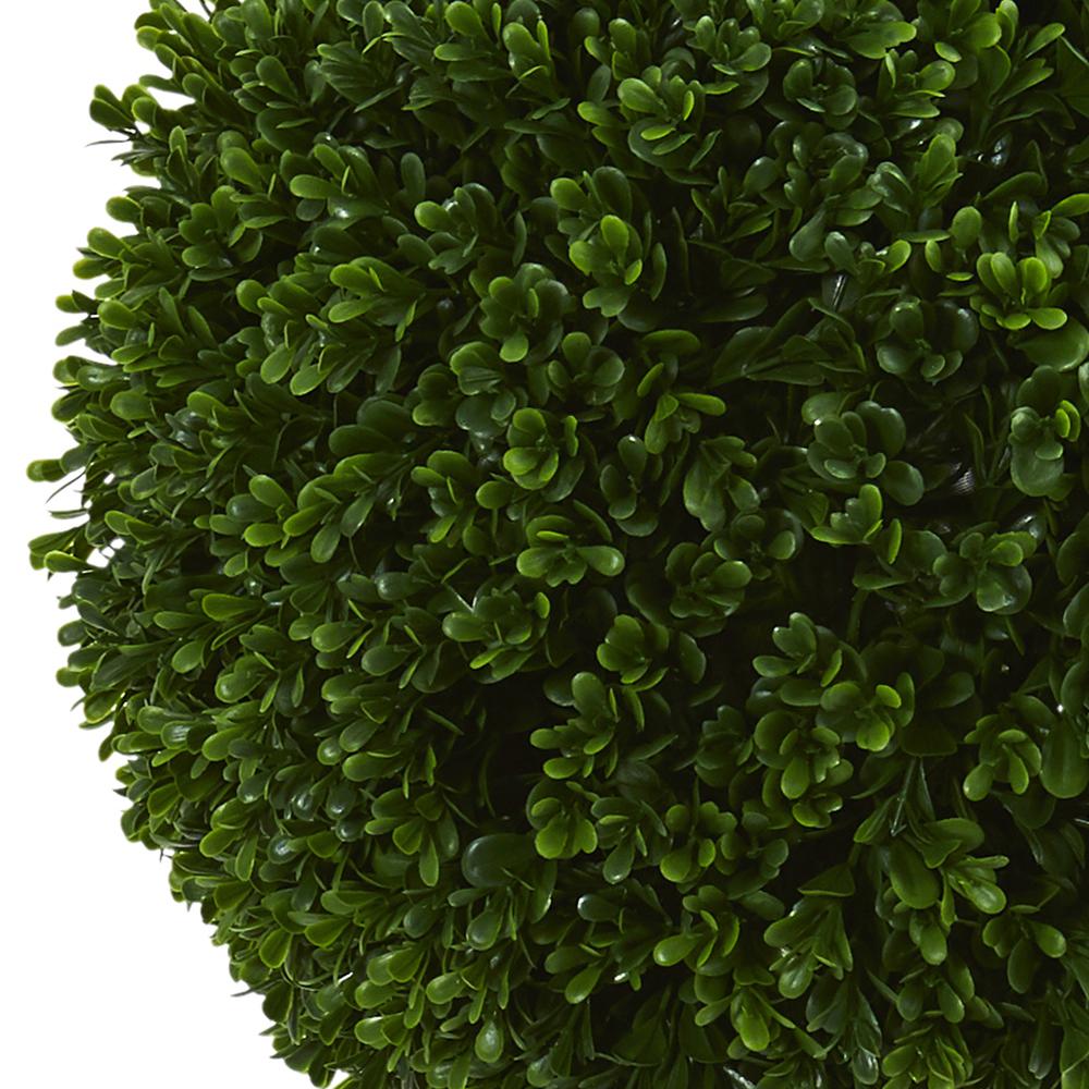 3.5ft. Boxwood Double Ball Artificial Topiary Tree UV Resistant (Indoor/Outdoor). Picture 4