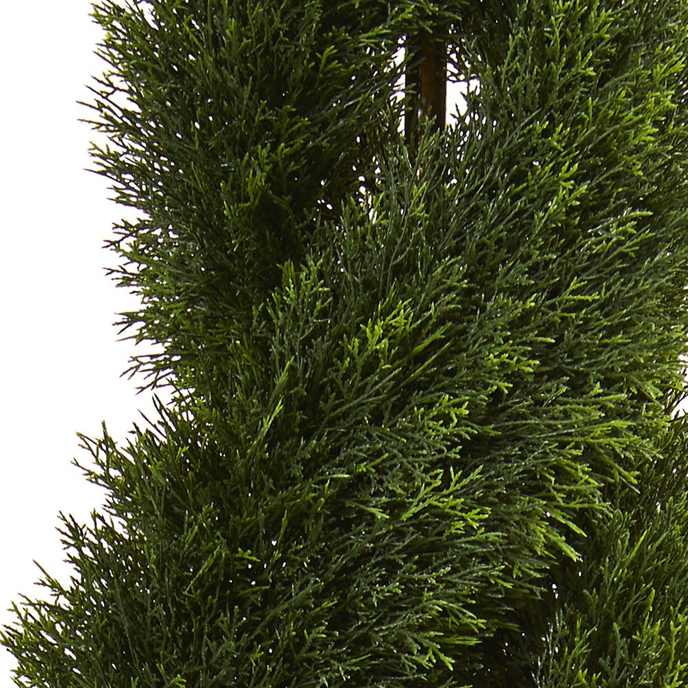Double Pond Cypress Spiral Topiary UV Resistant (Indoor/Outdoor). Picture 5