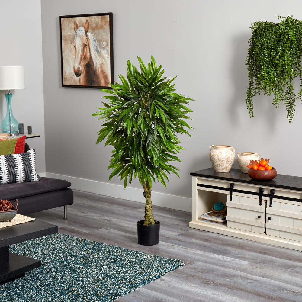 Slim Mango Artificial Tree UV Resistant (Indoor/Outdoor). Picture 6