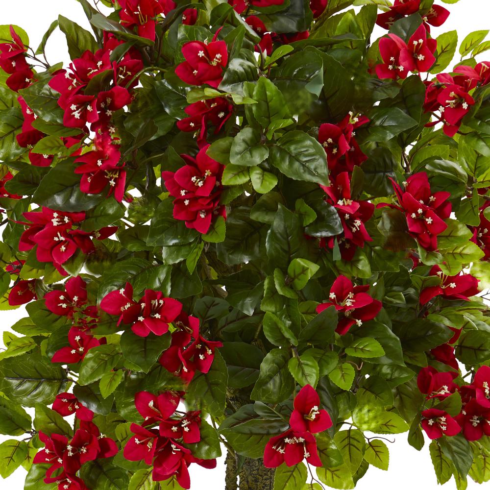 5ft. Bougainvillea Artificial Topiary Tree. Picture 2
