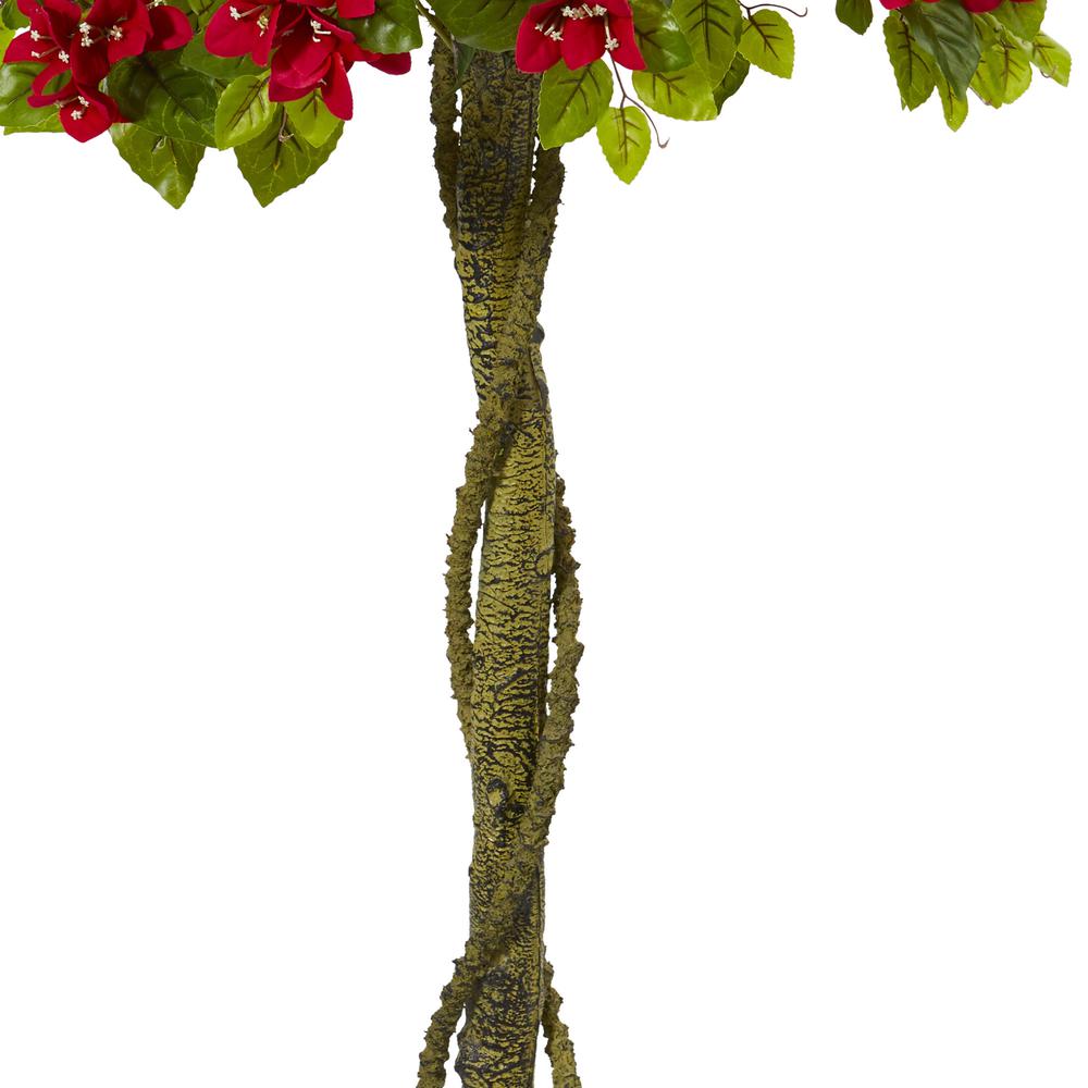 5ft. Bougainvillea Artificial Topiary Tree. Picture 3