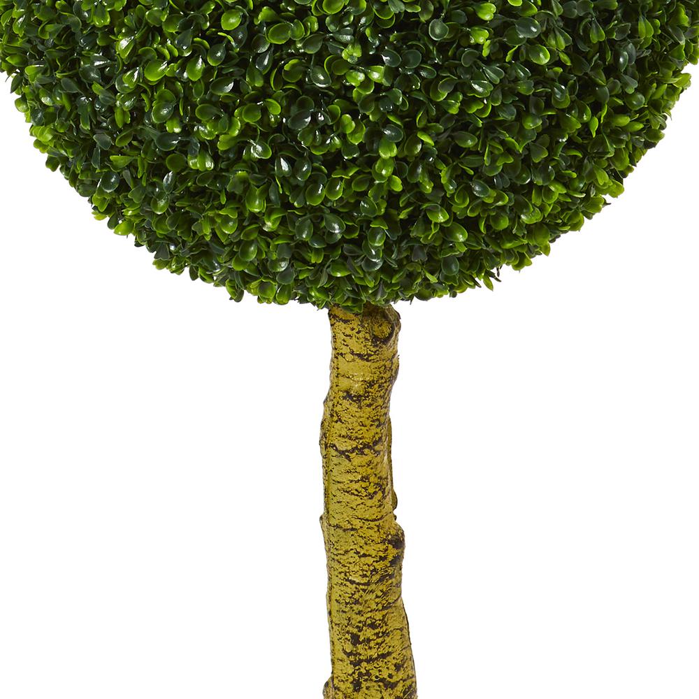 5.5ft. Triple Ball Boxwood Artificial Topiary Tree, UV Resistant (Indoor/Outdoor). Picture 3