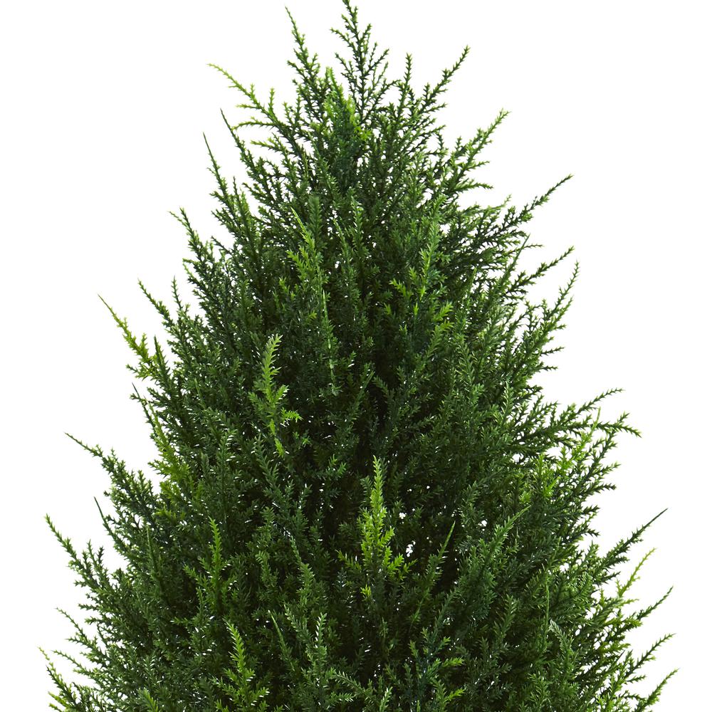 3ft. Cypress Tower Artificial Tree, UV Resistant (Indoor/Outdoor). Picture 3