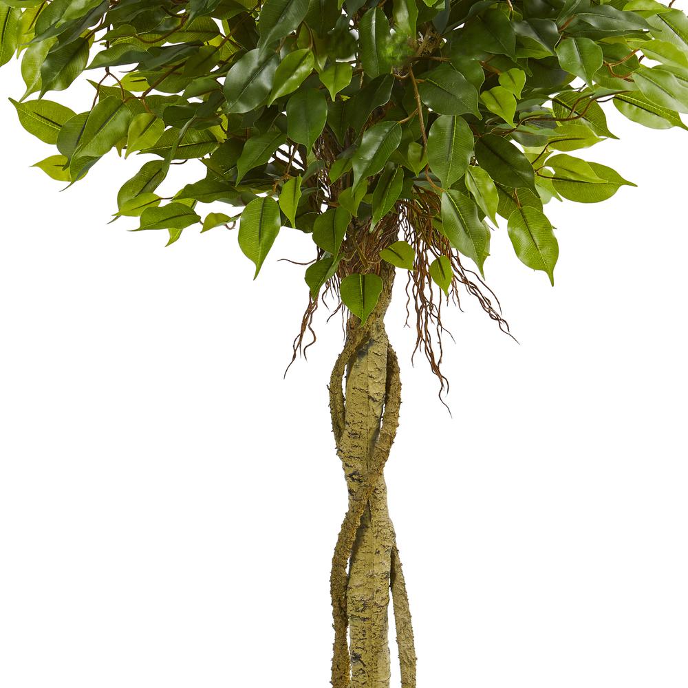 4ft. Ficus Artificial Topiary Tree, UV Resistant (Indoor/Outdoor). Picture 3