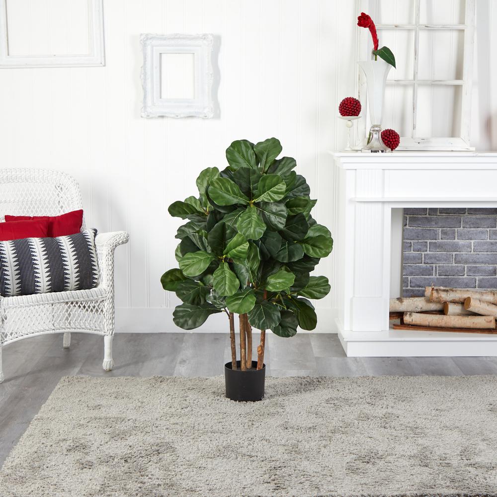 3.5ft. Fiddle Leaf Artificial Tree. Picture 2