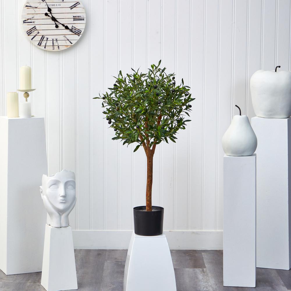 3.5ft. Olive Artificial Tree Green. Picture 2