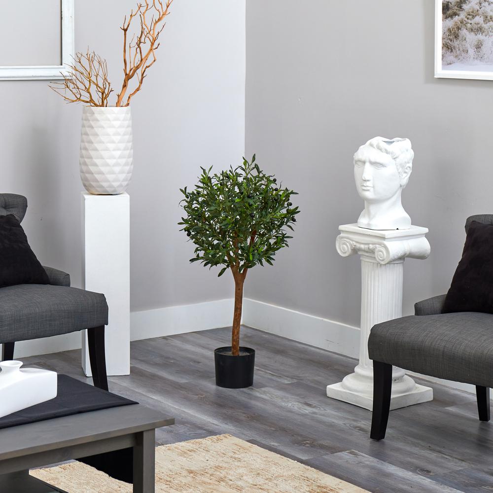 3.5ft. Olive Artificial Tree Green. Picture 3