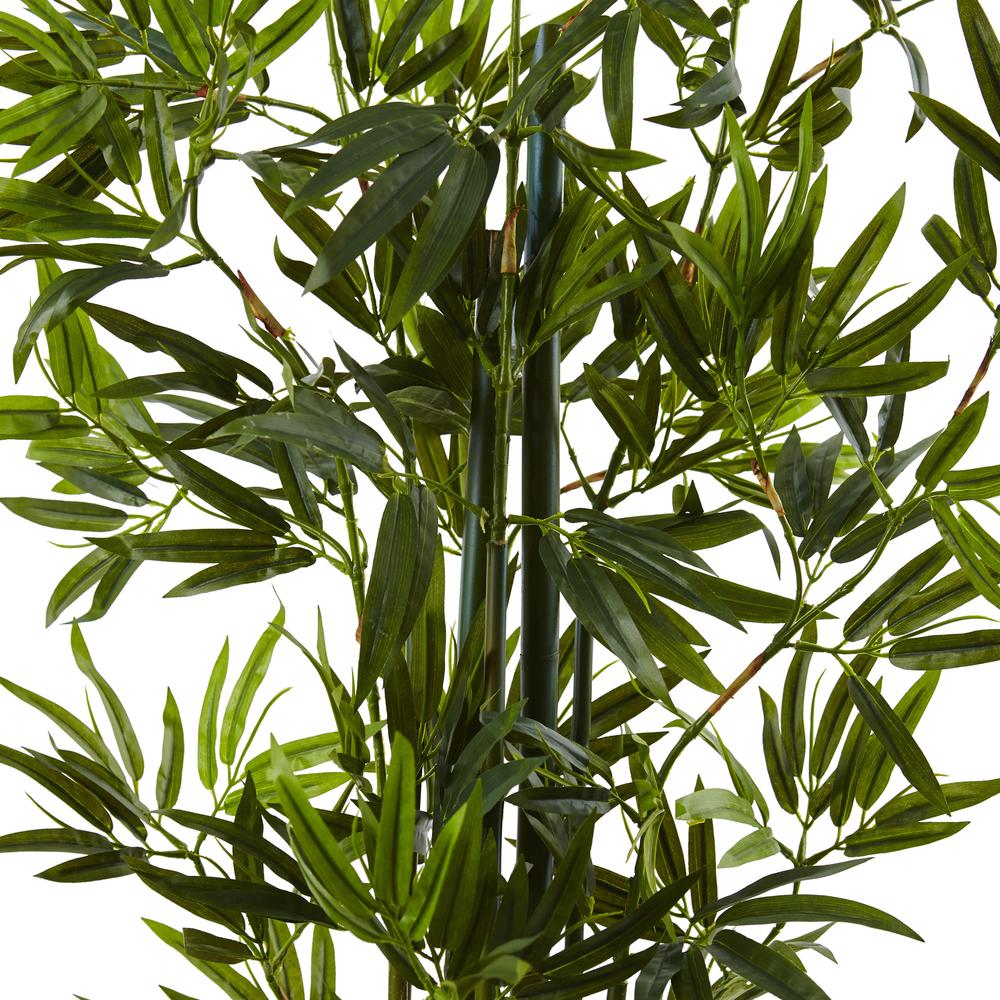 4ft. Bamboo Artificial Tree in Sand Colored Bowl Green. Picture 3