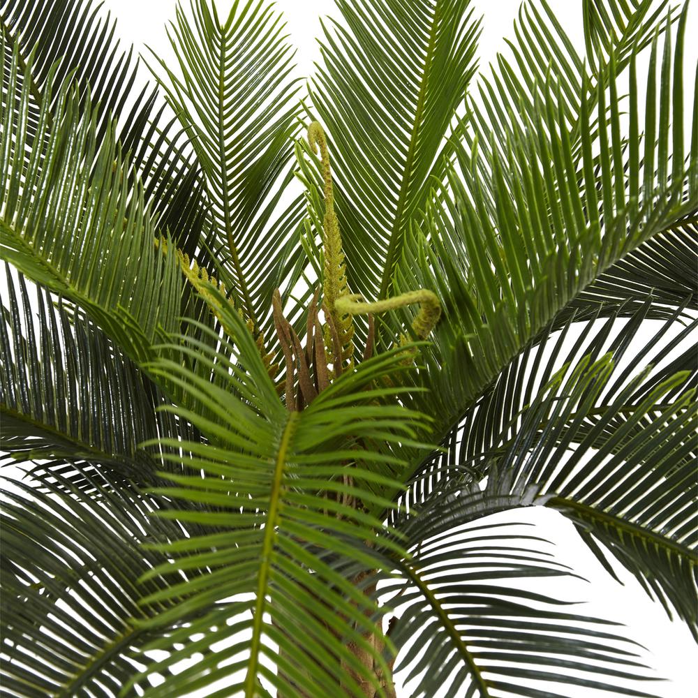 3ft. Cycas Artificial Tree in Wood Planter. Picture 4
