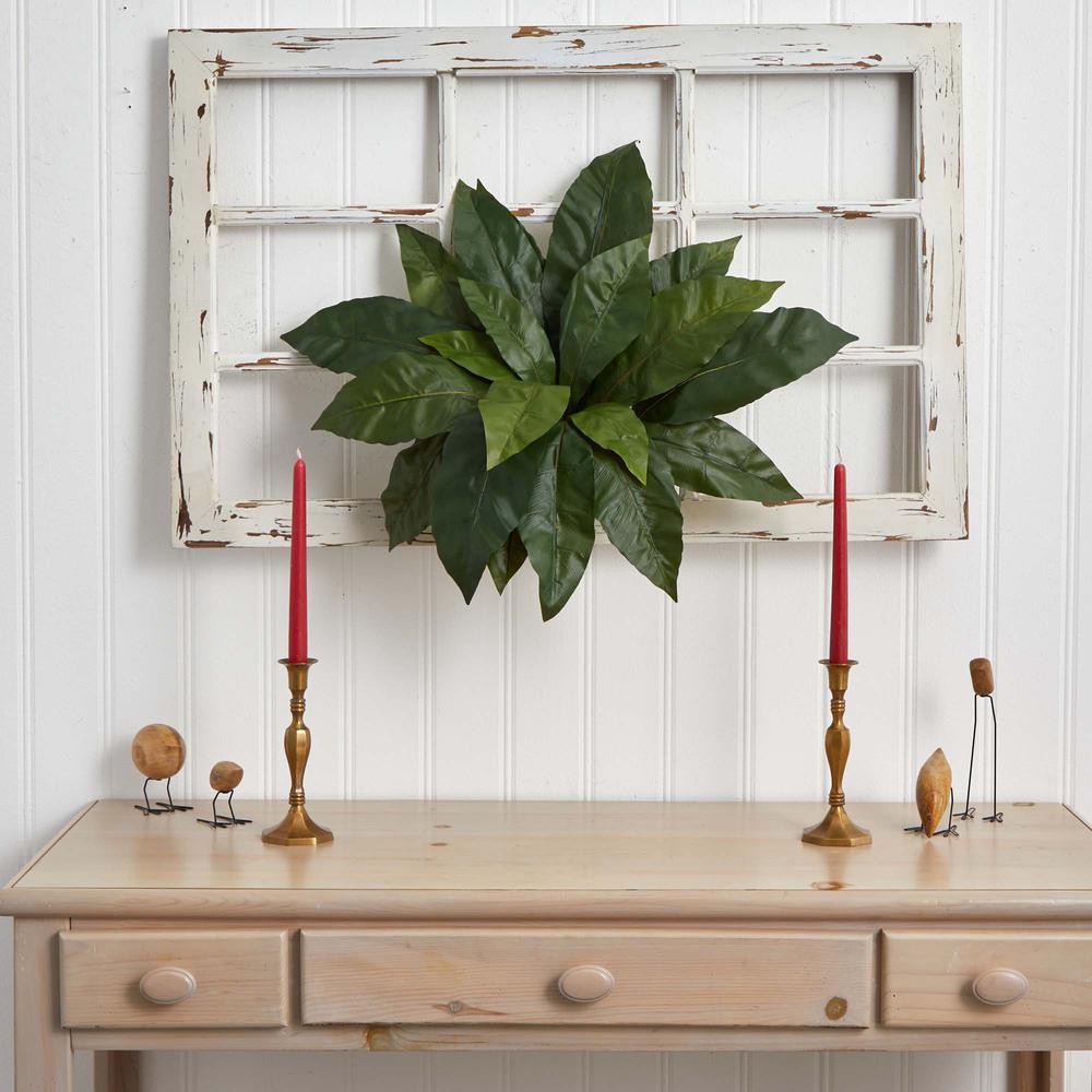 23in. Birds Nest Fern Artificial Plant (Set of 3). Picture 3