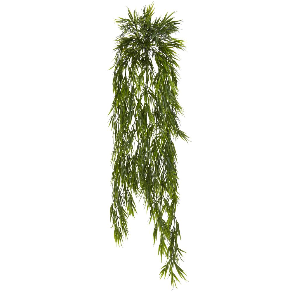 43in. Mini Bamboo Hanging Bush (Set of 2). Picture 1