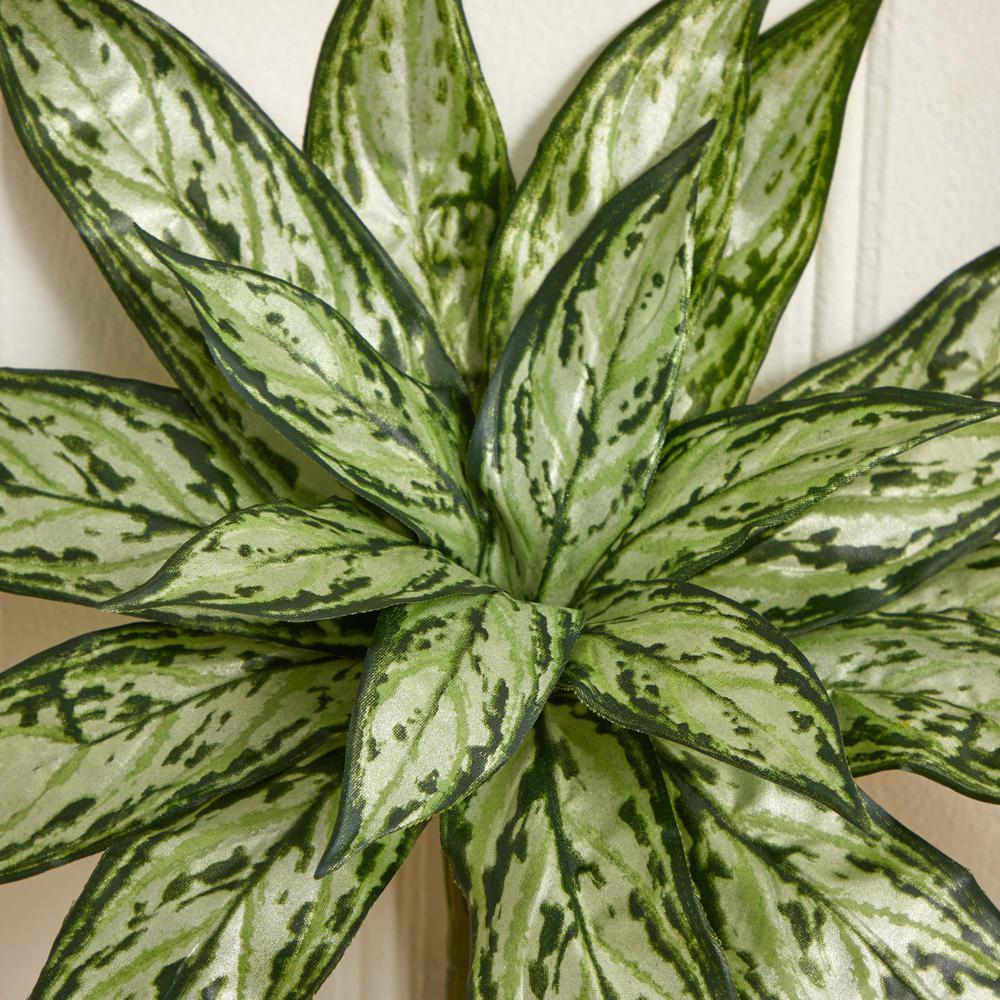 10in. Variegated Silver Queen Artificial Plant (Set of 6). Picture 4