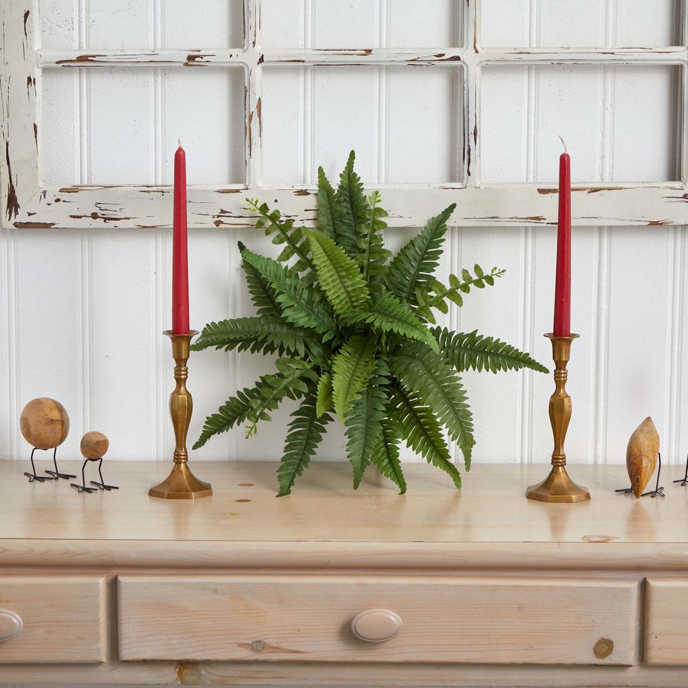 14in. Boston Fern Artificial Plant (Set of 6). Picture 3